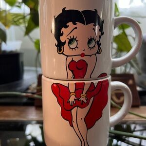 Betty Boop Stacking Coffee Mugs